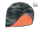 Atlantis Wendbarer Camouflage Beanie in Orange, Camouflage/Orange One Size, AT701 – Bild 4