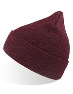 Atlantis Doppellagiges Wind Beanie 2023, Avio One Size, AT703 – Burgundy Melange
