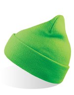 Atlantis Doppellagiges Wind Beanie 2023, Avio One Size, AT703 – Green Fluo