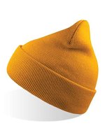 Atlantis Doppellagiges Wind Beanie 2023, Avio One Size, AT703 – Mustard