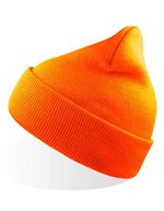Atlantis Doppellagiges Wind Beanie 2023, Avio One Size, AT703 – Orange