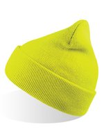 Atlantis Doppellagiges Wind Beanie 2023, Avio One Size, AT703 – Yellow Fluo