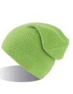 Atlantis Doppellagige Beanie-Mütze in Farbenvielfalt, Navy One Size, AT710 – Green Fluo