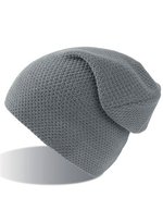 Atlantis Doppellagige Beanie-Mütze in Farbenvielfalt, Navy One Size, AT710 – Grey
