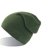 Atlantis Doppellagige Beanie-Mütze in Farbenvielfalt, Navy One Size, AT710 – Olive