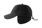 Atlantis Snow Flap Stopper Cap mit Ohrenklappen, Black One Size, AT719 – Bild 5