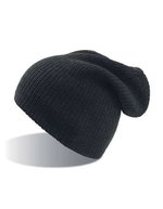Atlantis Übergroße Brad Beanie in Melange-Optik, Black Melange One Size, AT727 – Black Solid