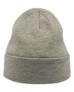 Atlantis Beanie mit Thinsulate™ Futter und Bündchen, Black One Size, AT741 – Grey Melange