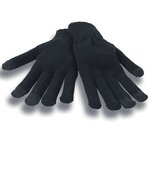 Atlantis Touchscreen Handschuhe mit elastischer Manschette, Black L/XL, AT759 – Bild 2
