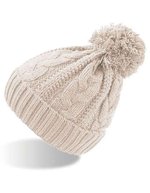 Atlantis Beanie Mütze mit Fleece-Innenfutter, Dark Grey One Size, AT765 – Pierre