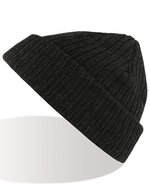 Atlantis Docker Beanie aus Polyacryl-Mix – Black Melange