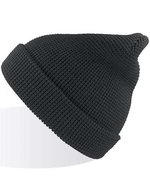 Atlantis Doppellagiger Blog Beanie aus Polyacryl, Burgundy One Size, AT797 – Gris fonce