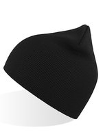 Atlantis Nachhaltige Recy Beanie Doppellagig – Black