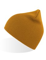 Atlantis Nachhaltige Recy Beanie Doppellagig – Mustard