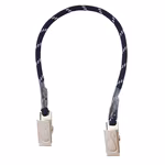 Atlantis Navy Cap mit Lanyard und Metallclips, Navy/White One Size, AT800 – Bild 3