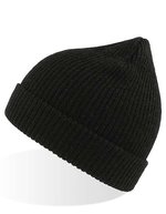 Atlantis Woolly Beanie aus Wolle-Polyacryl-Mix, Avio One Size, AT801 – Nero