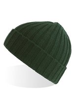 Atlantis Nachhaltiger Shore Beanie aus Rippstrick – Bottle Green