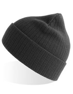 Atlantis Rio Beanie aus recyceltem Polyester, Acid Green One Size, AT804 – Dark Grey Melange