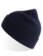 Atlantis Rio Beanie aus recyceltem Polyester, Acid Green One Size, AT804 – Navy