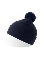 Wind-S Beanie with Pompom – Navy