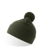 Wind-S Beanie with Pompom – Olive