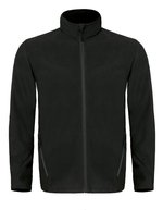 B&C COLLECTION Fleecejacke Coolstar mit Reißverschluss für Herren – Black