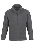 B&C COLLECTION Fleecejacke Icewalker+ mit Reißverschluss – Charcoal (Solid)