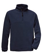 B&C COLLECTION Fleece-Pullover Highlander+ mit Kordelzug – Navy