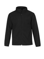 B&C COLLECTION Fleecejacke WindProtek mit Kordelzug, Black XS, BCFU749 – Bild 3