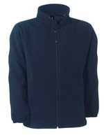 B&C COLLECTION Fleecejacke WindProtek mit Kordelzug – Navy
