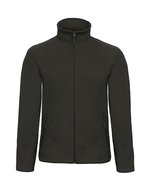 B&C COLLECTION Microfleece-Duo ID.501 mit Reißverschluss – Black