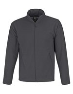B&C COLLECTION Microfleece-Duo ID.501 mit Reißverschluss – Dark Grey (Solid)