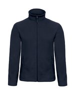 B&C COLLECTION Microfleece-Duo ID.501 mit Reißverschluss – Navy