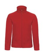 B&C COLLECTION Microfleece-Duo ID.501 mit Reißverschluss, Atoll XS, BCFUI50 – Rouge