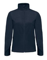 B&C COLLECTION Fleecejacke Coolstar mit Schnittabnähern für Damen – Navy