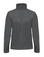 B&C COLLECTION Fleecejacke Coolstar mit Schnittabnähern für Damen – Steel Grey (Solid)