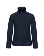 B&C COLLECTION Duo Microfleece Jacke mit Reißverschluss – Navy