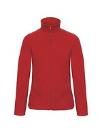 B&C COLLECTION Duo Microfleece Jacke mit Reißverschluss, Atoll XS, BCFWI51 – Red