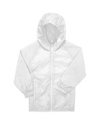 Kids #Reset Windbreaker – White