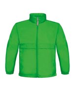 B&C COLLECTION Kinderjacke Sirocco, wasserabweisend, Nylon, Atoll 5/6 (110/116), BCJK950 – Real Green