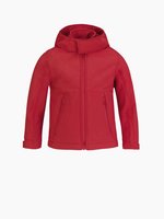 B&C COLLECTION Softshelljacke mit abnehmbarer Kapuze für Kinder, Azure 5/6 (110/116), BCJK969 – Bild 3