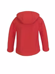 B&C COLLECTION Softshelljacke mit abnehmbarer Kapuze für Kinder, Azure 5/6 (110/116), BCJK969 – Bild 4