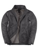 B&C COLLECTION Herrenjacke Multi-Active mit Antipilling-Fleece – Dark Grey (Solid)/Warm Grey
