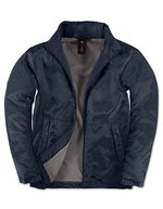 B&C COLLECTION Herrenjacke Multi-Active mit Antipilling-Fleece – Navy/Warm Grey