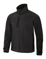 B&C COLLECTION X-Lite Softshelljacke mit Taschen für Herren – Black