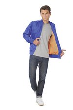 B&C COLLECTION Wasserdichte Blouson-Jacke Trooper Herren, Real Green/Neon Orange L, BCJM963 – Bild 1