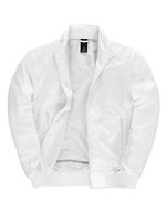 B&C COLLECTION Wasserdichte Blouson-Jacke Trooper Herren, Real Green/Neon Orange L, BCJM963 – White/White