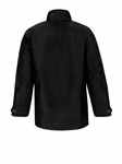 B&C COLLECTION Herrenjacke Real+ mit versteckter Kapuze, Black S, BCJM970 – Bild 4