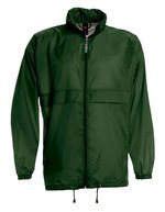 B&C COLLECTION Wasserabweisende Nylon-Taft Jacke Sirocco – Bottle Green