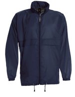 B&C COLLECTION Wasserabweisende Nylon-Taft Jacke Sirocco – Navy